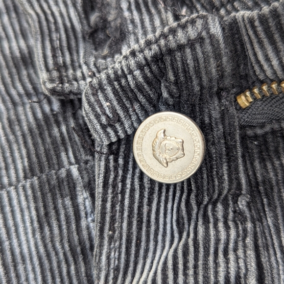 Versace Couture Velour Corduroy Velvet Pants - Picture 3 of 9